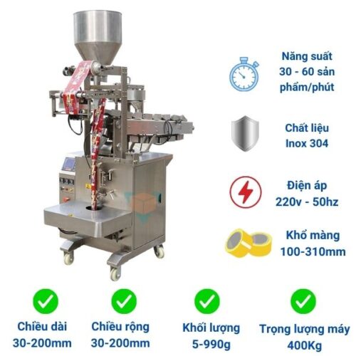 Ưu điểm của máy đóng gói cháo ăn liền