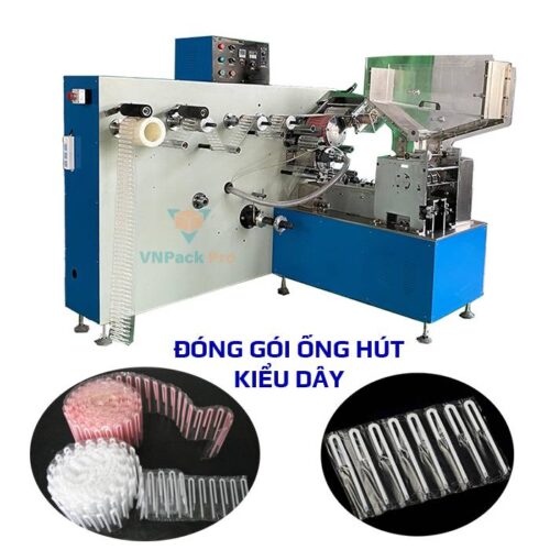 Máy đóng gói ống hút kiểu dây