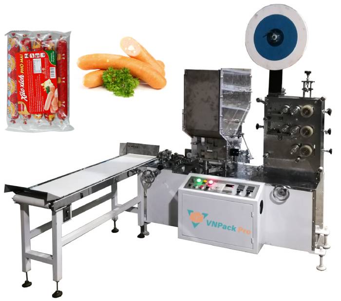 Máy đóng gói xúc xích VNPACK giá rẻ 2023 Máy đóng gói xúc xích VNPACK giá rẻ 2023