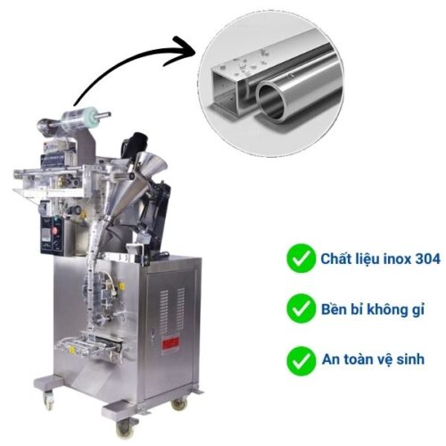Máy sử dụng chất liệu inox cao cấp