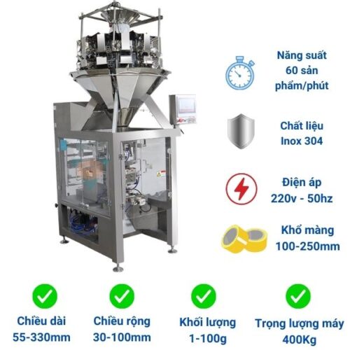 Ưu điểm của máy đóng gói hạt điều