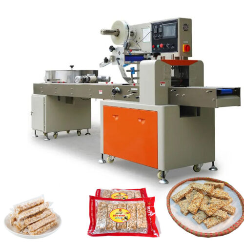 Máy đóng gói kẹo lạc, kẹo dồi