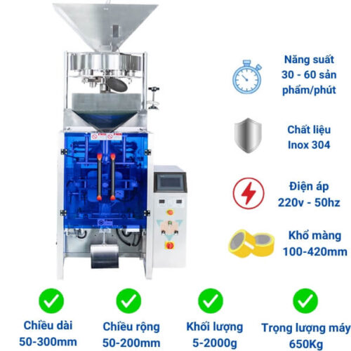 Máy đóng gói hạt nêm