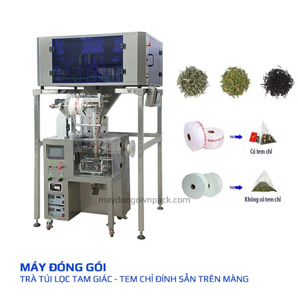 Máy đóng gói trà túi lọc tam giác